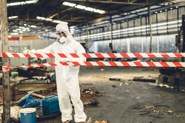Professional Crime Scene Cleanup technician working in Pewamo, MI